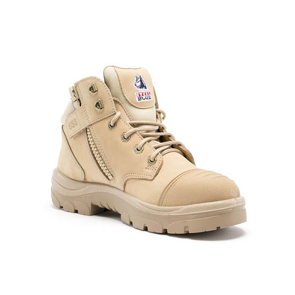 Steel Blue Parkes Zip S3 sand Safety Freaks