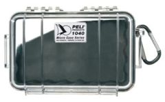 Peli 1040 Micro Case Transparant / Zwart