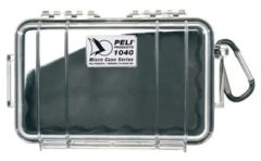 Peli 1040 Micro Case leeg transparant / zwart