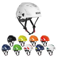 Kask Superplasma AQ Hi-Viz veiligheidshelm-overzicht schuin vooraanzicht
