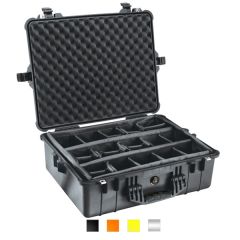 Peli 1600 Case met klittenband vakverdeling