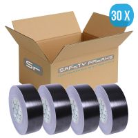 Nichiban gaffa tape zwart 50 mm 25 meter doos