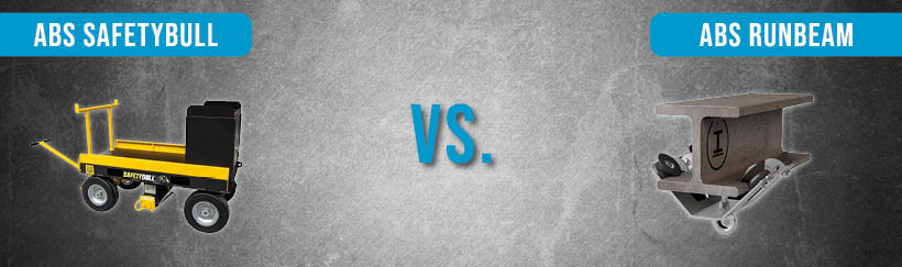 ABS Safety Bull mobiel ankerpunt Vs. ABS RunBeam Meelopende valbeveiliging