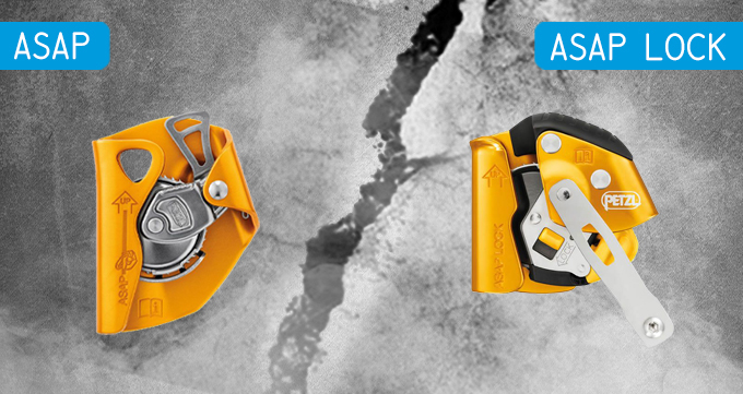 Wat zijn de verschillen tussen de Petzl Asap en Asap Lock?