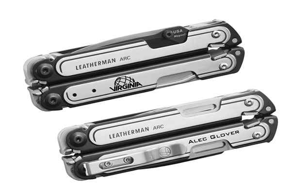 Graveel je Leatherman multitool
