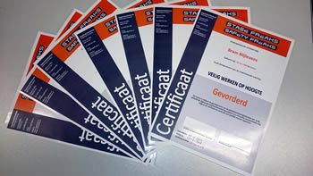 certificaten voor de cursus werken op hoogte certificaten voor de cursus werken op hoogte